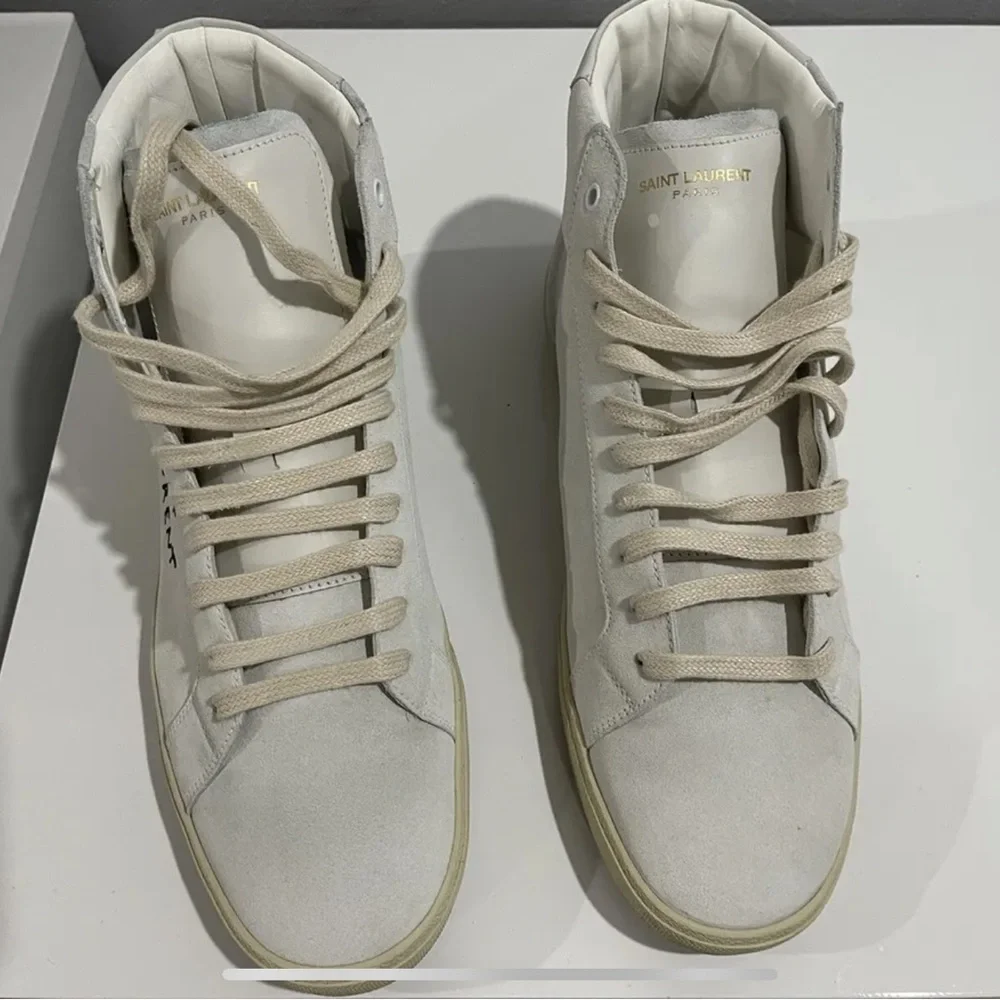 Saint Lauren suede sneakers size 46 - Picture 2 of 3